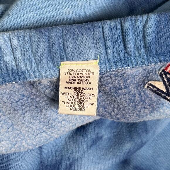 Aviator Nation Hand Dyed Tie Dye Sweatpants size Large Blue Like New - Picture 7 of 7